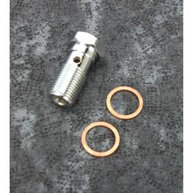 23-0614 V-twin Manufacturing Chrome 12mm Banjo Bolt Kit -