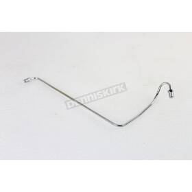 42302-58 V-twin Manufacturing 23-0700 Chrome Rear Steel Brake Line -