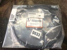 23-0720 V-twin Manufacturing Rear Brake Hose Black Rubber 33.5 Inch Dot Approved For Flh 73-80