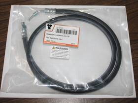45120-72a V-twin Manufacturing 23-0730 Harley-davidson Flh Upper Brake Hose 44-1/2 By - I3