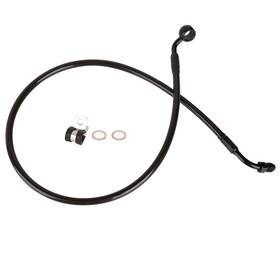 Vmfxbx052 Veloforce-moto Harley 29.95 Inch Front Brake Line For Softail Fat Bob Boy 2018-up With Abs