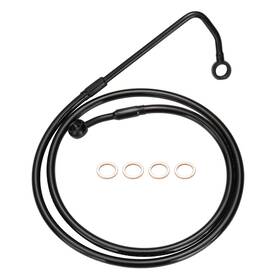 Vmfxbx057 Veloforce-moto Harley 35.4 Inch Front Brake Line For Softail Breakout Deluxe 2011-2017 With Abs