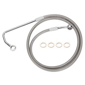 Vmfxbx059 Veloforce-moto Softail 37.4 Inch Front Brake Line For Cross Bones Night Train 2011-2017 With Abs