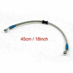 Bll-064 Vipih 45cm/18 Inch M10 Brake Oil Hose Line Banjo Fitting Stainless Steel End
