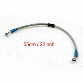 Bll-066 Vipih 55cm/22 Inch M10 Brake Oil Hose Line Banjo Fitting Stainless Steel End
