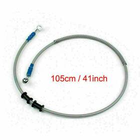 Bll-076 Vipih 105cm/41 Inch M10 Brake Oil Hose Line Banjo Fitting Stainless Steel End