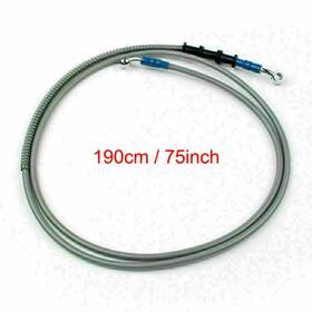 Bll-093 Vipih 190cm/75 Inch M10 Brake Oil Hose Line Banjo Fitting Stainless Steel End
