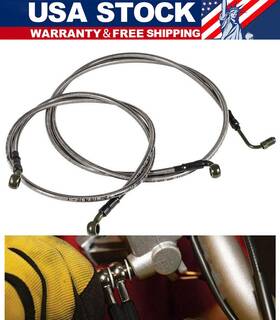 Vtqp532us Vt-motor 1068 Front And Rear Brake Lines Set For Atv Polaris Rzr 800/s 800/4 800/xp 900/570