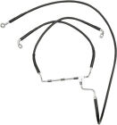 Xf-2-1741-3995 Drag Specialties Black Vinyl Ss Front Brake Line Kit