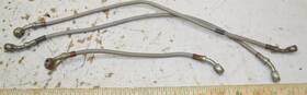 46x-25872-01-00 Yamaha 2el-25872-01-00 Fz 600 Brake Front Line Hose Set Braided 1986-1988