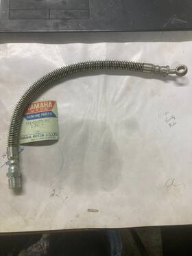 341-25873-03 Yamaha Nos Tx750 Front Brake Line New Oem