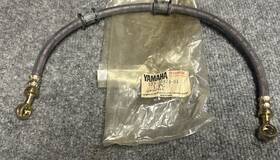 3j3-25874-01-00 Yamaha Nos Genuine 1980 Xs850s Rear Back Brake Hose Fluid Line