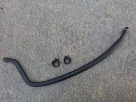 4xy-25895-00 Yamaha 99-13 Royal Star Venture. Used Oem Rear Brake Reservoir Hose With Clamp