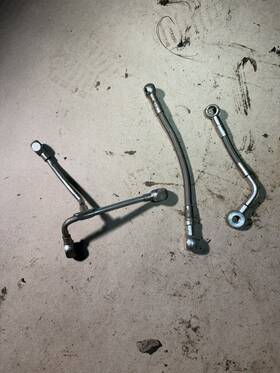 5nl-13161-00-00 Yamaha Competition Oil Lines Braided Steel Yz250f / Wr250f