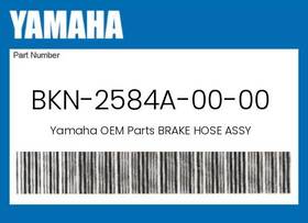 Bkn-2584a-00-00 Yamaha Genuine Brake Hose Assy -