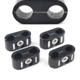 Yfoutlet 120001605599 4 Pcs Motor Brake Throttle Cable Wire Line Clips Holder Clamp For Harley 1984-up