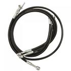 Yfz450-f-2-bk Streamline Front Steel Braided Brake Line Standard Length Black