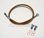 Streamline Rear Yellow Steel Braided Brake 25" Banshee Trx Yfz. Fixed Price $28.45.