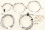 Galfer Stainlesss Steel Brake Kits Lines Front Rear FK003D809-5. Fixed Price $244.15.