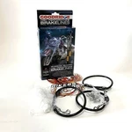 Goodridge 2008-2016 Fxdf Braided Front Brake Line Kit HD0097-3FCH/BK+2. Fixed Price $190.00.