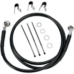Drag Specialties 1741-2539 Extended +2" Length Black Brake Line Kit 00-07 Flst. Fixed Price $61.15.