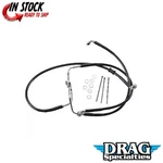Drag Specialties 1741-2909 Extended Length Black Vinyl Brake Line Kit. Fixed Price $107.05.