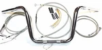 1/4 Ape Hanger 12" Chrome Handlebar Kit 07-10 Harley Softail Flst. Fixed Price $349.00.
