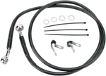 Drag Specialties Brake Line Front Black +2" '99-'07 Fxst 640210-2BLK. Fixed Price $64.49.