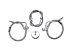 Stainless Steel Front Brake Hoses 25-1/4 Inch And 16-1/8 For Harley-davidson. Fixed Price $142.99.