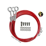 3PCS Steel Braided Front Brake Line Kit For Honda Goldwing GL1000 1975-1978. Fixed Price $39.99.