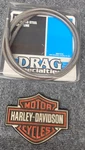 Drag Specialties 64" Stainless Steel Universal Clear Coat Dot Brake Line. Fixed Price $40.00.