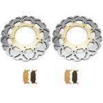 For Yamaha Front Brake Rotors Discs Pads Yzf R6 2003-2004 Tracer 900 Gt 18-24 23. Fixed Price $156.66.