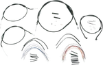 Burly Brand Complete Black Vinyl Handlebar Cable/line Kit For Ape Hangers - 12". Fixed Price $190.79.