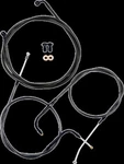 Choppers LA-8320KT-13M Cable Mn 12-14"07-19XL. Fixed Price $373.66.