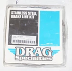 Drag 1741-0874 Standard Length Front Stainless Steel Brake Line Kit. Fixed Price $48.00.