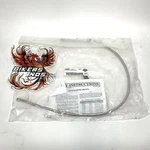 Nos Genuine Harley Touring Dyna Front Upper Brake Line 0DEG 36.5" 41800467. Fixed Price $39.00.