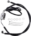 Drag Specialties 612137-8BLK Brake Line Front Black +8" Fxdf '12-'17. Fixed Price $130.37.
