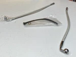 14-25 Harley Touring Braided Diamondback Front Lower Brake Lines With Abs. Fixed Price $69.95.