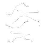 Brake Line Kit Intermediate Mid Chassis Tubes Abs 200-04 Alero Oe Steel 7PC. Fixed Price $63.00.
