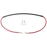 Tusk Front Motorcycle Steel Braided Brake Line Red For Honda CR125R 1992-2007. Fixed Price $48.93.