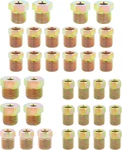 35PCS Brake Line Fittings Kit 1/4 3/16 Inverted Flare Brass Nuts Repair Set. Fixed Price $16.23.