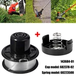 RS-136-BKP Trimmer Line Cap Spring Replacement Spool For Black & Decker Us. Fixed Price $40.89.