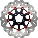 Galfer Rotor 11.5" Floating Wave Fr Black/red Buttons DF680CW-B-R. Fixed Price $289.83.