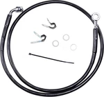 Drag Specialties 660313-4BLK Extended Stainless Steel Front Brake Line. Fixed Price $66.08.