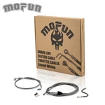Mofun 16"-18" Bar Black Cable Extensions For Harley 18-24 Softail Low Rider Abs. Fixed Price $88.99.