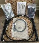 Burly B30-1041 16" Ape Hanger Cable / Brake Wiring Kit, Black Usa. Fixed Price $165.00.