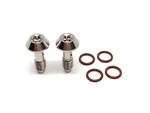 Raw Silver Titanium Banjo Bolt For Magura MT8 MT7 MT6 MT5 Calipers. Fixed Price $10.00.