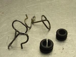 2000 Kawasaki Concours 1000 ZGT00A Front Brake Hose Stay Clamps Rubber Grommet. Fixed Price $14.99.