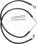 Drag Specialties Brake Line Front (upper) Black 660328-BLK 1741-2574. Fixed Price $72.40.