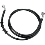 Drag Specialties +4" Brake Line Front Black Vinyl FXDB08-17 660324-4BLK. Fixed Price $70.33.